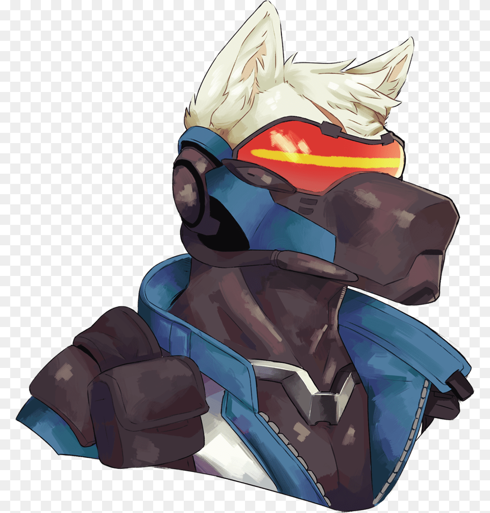 Overwatch Soldier 76 Furry, Book, Comics, Publication, Art Free Png