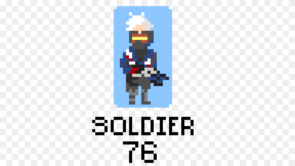 Overwatch Soldier Sprite Pixel Art Maker, Nutcracker Free Png