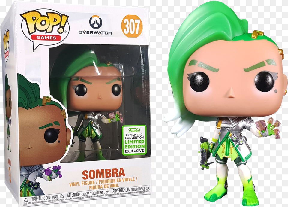 Overwatch Sombra Glitch Funko Pop, Toy, Baby, Person, Face Png Image