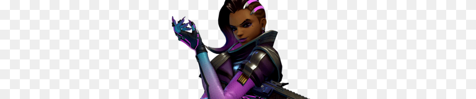 Overwatch Sombra Image, Adult, Female, Person, Woman Free Png Download