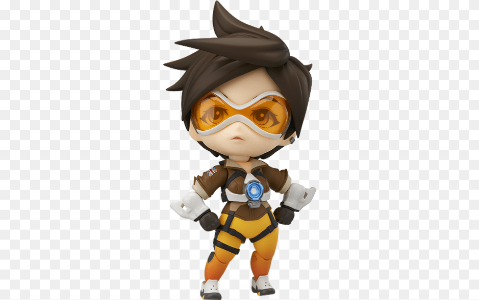 Overwatch Tracer Overwatch Tracer Nendoroid No 730 Overwatch Tracer Classic Skin Edition, Baby, Person, Accessories, Goggles Free Png Download