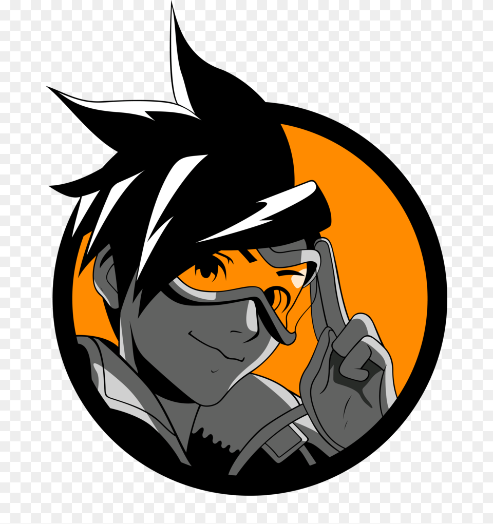 Overwatch Tracer Spray Vector, Book, Comics, Person, Publication Free Png
