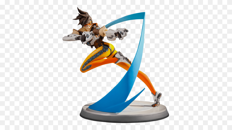Overwatch Tracer Statue Blizzard Gear Store, Figurine, Adult, Female, Person Free Png Download