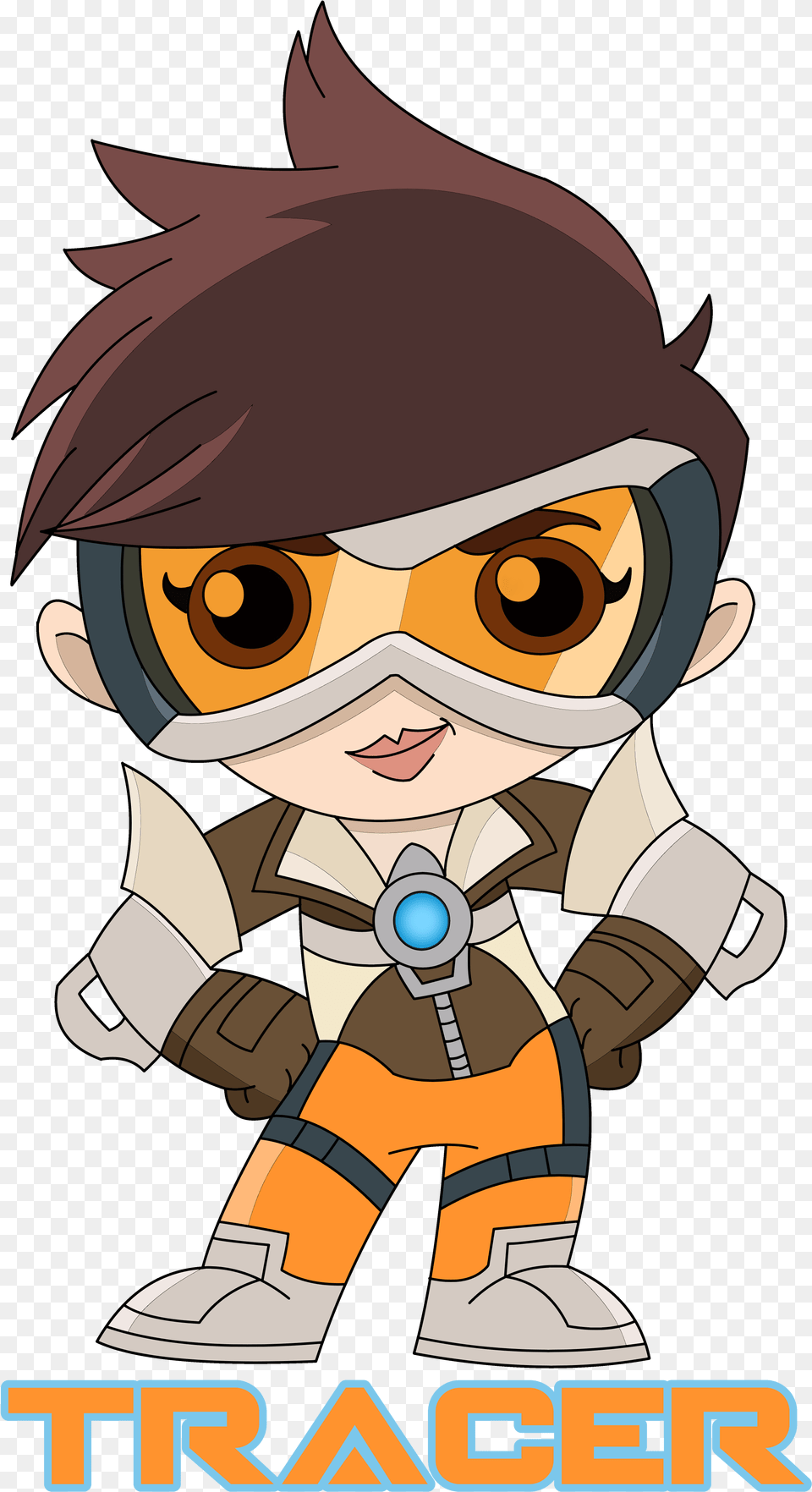 Overwatch Tracer T Shirt 365bocetos Overwatch, Book, Comics, Publication, Baby Free Png Download