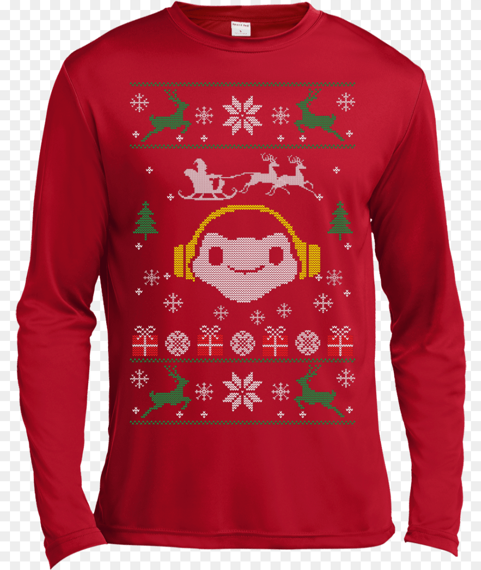 Overwatch Ugly Holiday Sweater, Applique, Clothing, Sleeve, Long Sleeve Free Transparent Png