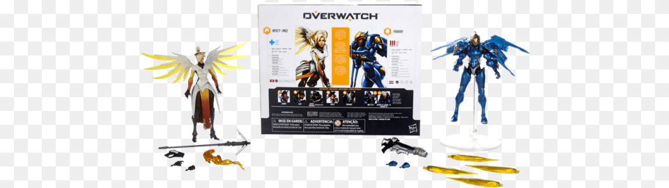 Overwatch Ultimates Series Pharah Amp Mercy Collectible Overwatch Ultimate Series, Person, Animal, Bee, Insect Free Png Download