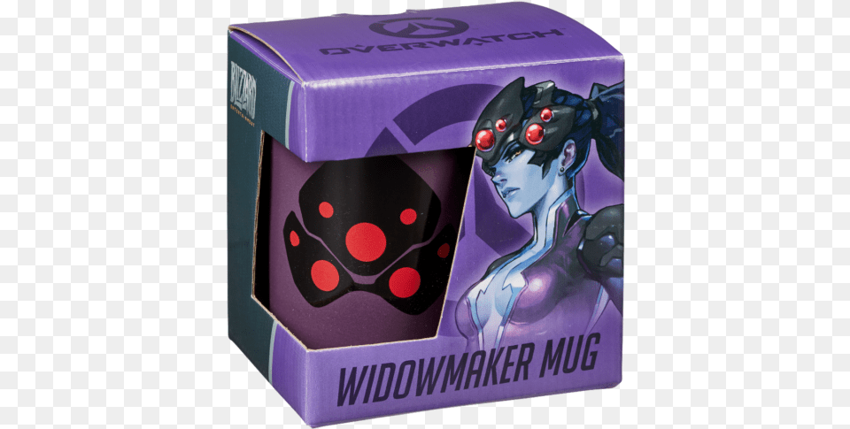 Overwatch Widowmaker Mug, Box, Person, Cardboard, Carton Png Image