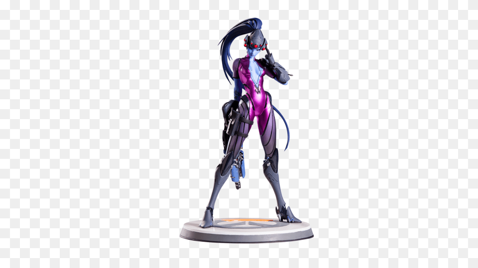 Overwatch Widowmaker Statue Blizzard Gear Store, Figurine, Adult, Female, Person Png