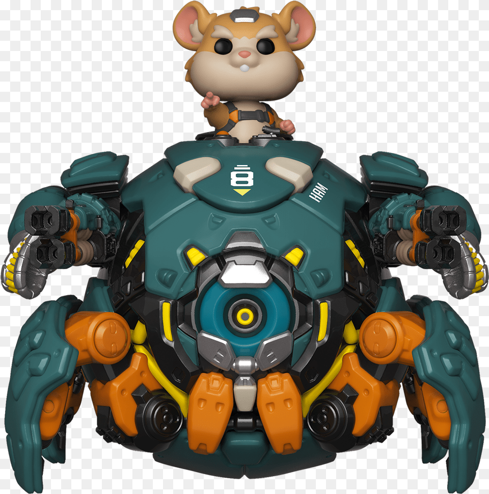 Overwatch Wrecking Ball Pop, Toy, Robot Free Transparent Png