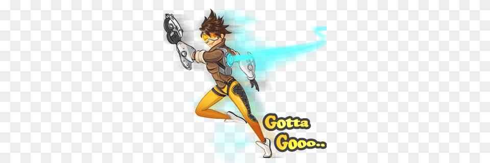 Overwatchtracer Emoji Eda Kaymaz, Book, Comics, Publication, Adult Free Transparent Png