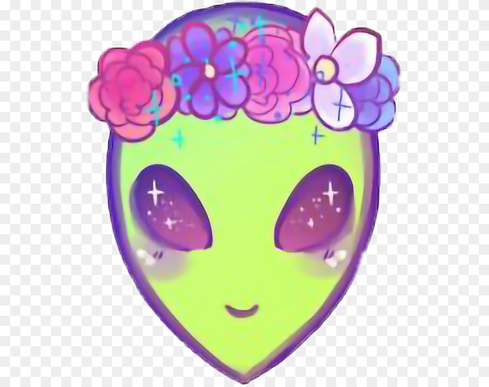 Ovni Cute Girl Tumblr Alien Cute, Purple, Crowd, Person Free Png Download