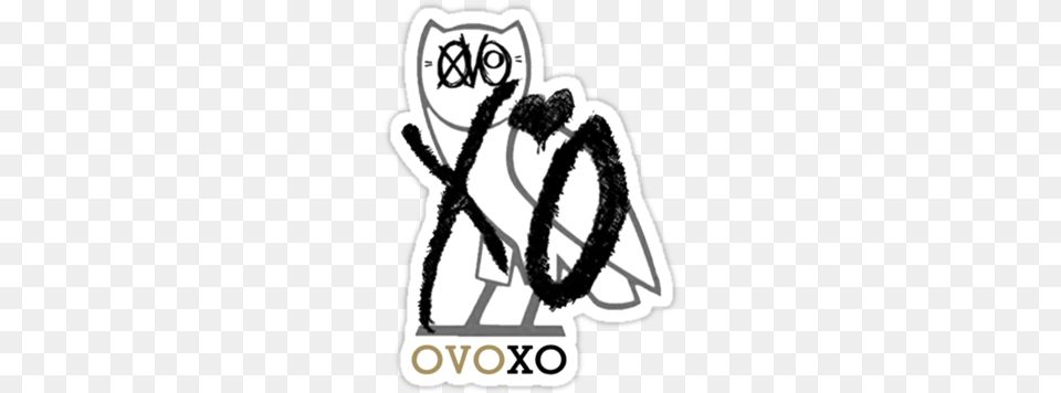 Ovo Owl Vector Library Library Weeknd Xo Logo, Stencil, Person, Text Png Image