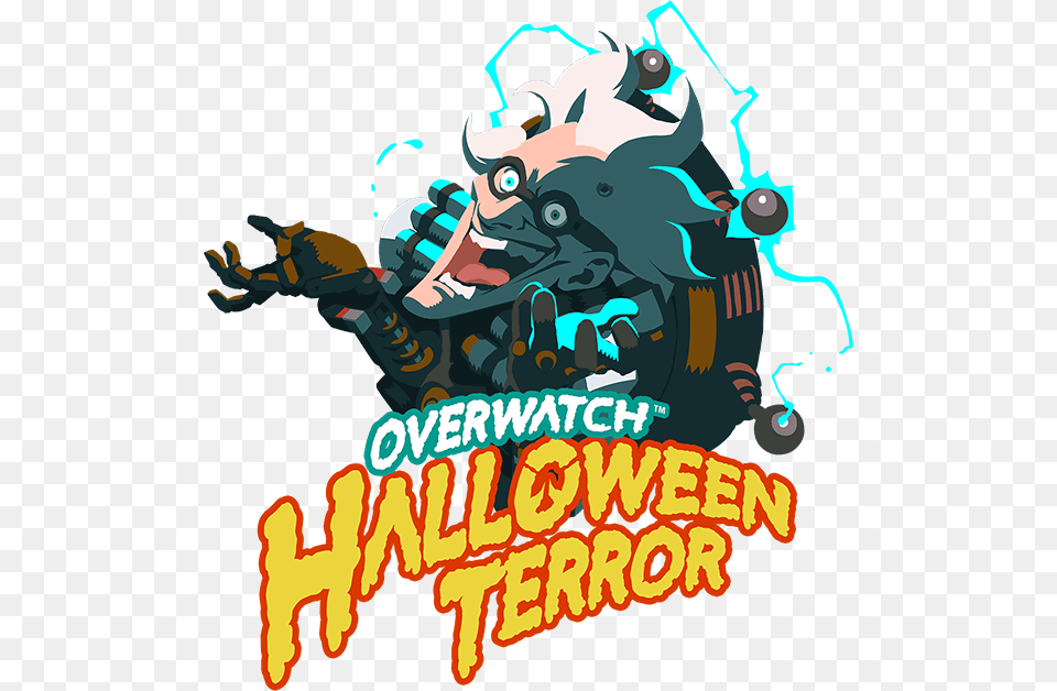Ow Halloween Terror Logo En Overwatch Nerdy Overwatch Halloween Terror Logo, Advertisement, Poster Free Png Download