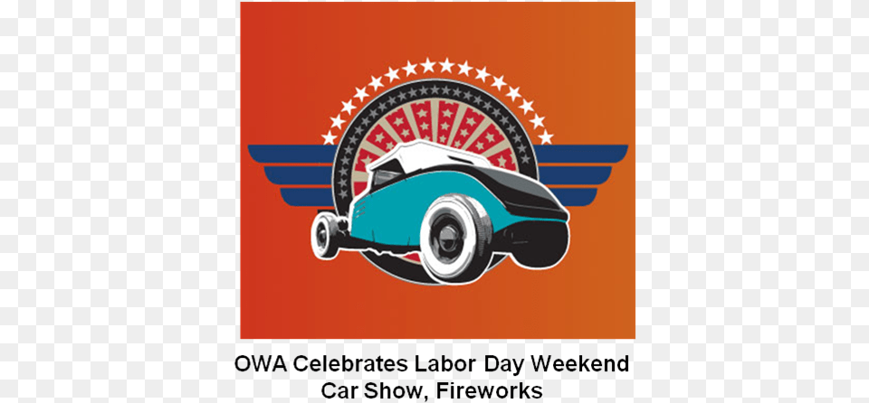 Owa Labor Day Car Show And Fireworks Elementary School Spirit Tees, Vehicle, Coupe, Transportation, Sports Car Free Png