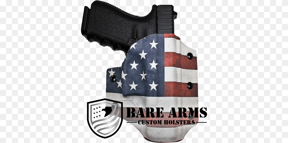 Owb American Flag Nemam Sliku Al Sam Lep, Firearm, Gun, Handgun, Weapon Png Image