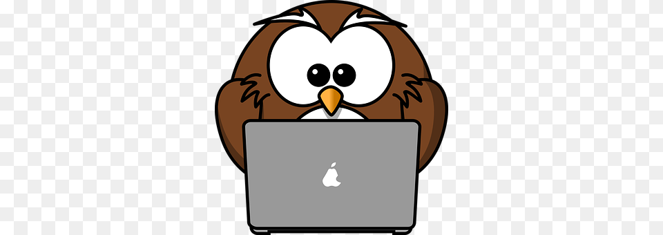 Owl Computer, Electronics, Laptop, Pc Free Png Download