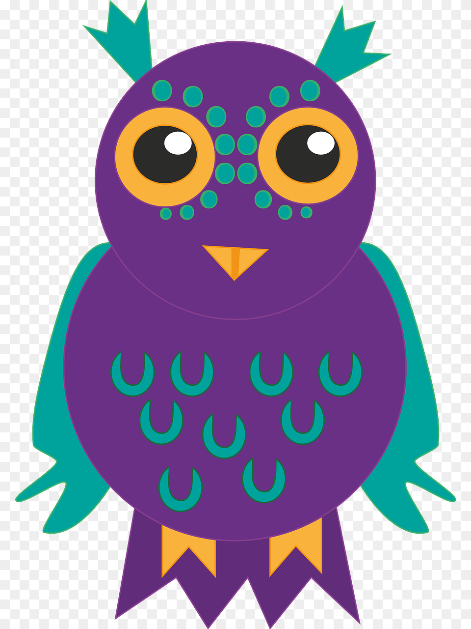 Owl, Purple, Animal, Baby, Bird Png Image