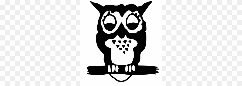 Owl Stencil, Animal, Canine, Dog Free Png Download