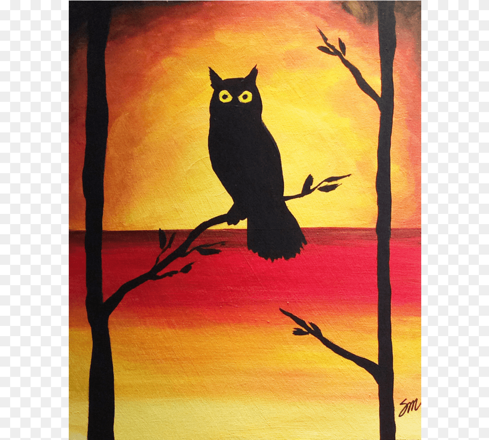 Owl Acrylic Paint, Art, Animal, Bird, Modern Art Free Transparent Png
