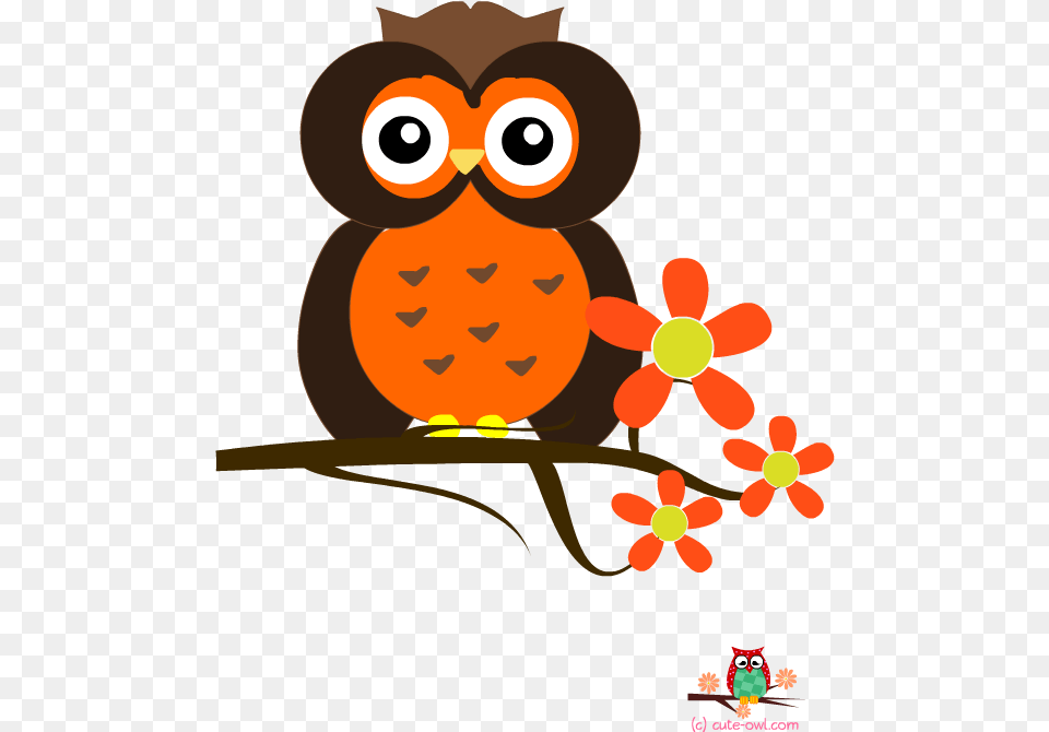 Owl And Flowers Wall Decoration Sticker Printable Greeting Clip Art, Face, Head, Person, Animal Free Png