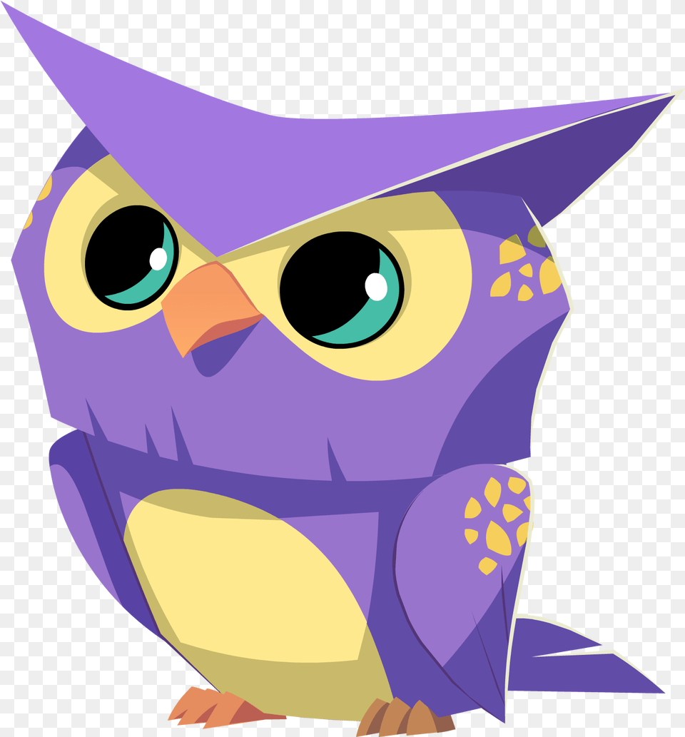 Owl Animal Jam Wiki Fandom Animal Jam Owl, Purple, Fish, Sea Life, Shark Free Transparent Png