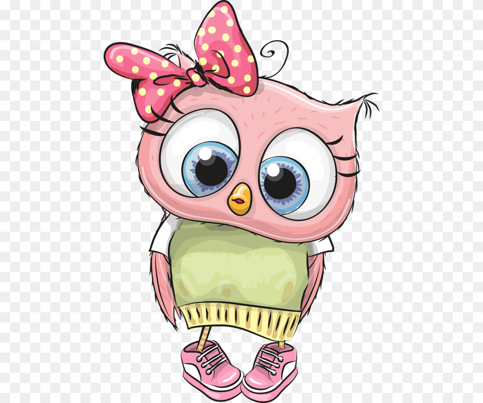 Owl Cartoon Illustration Cute Free Download Image Clipart Cute Cartoon Owl, Baby, Person, Book, Comics Png