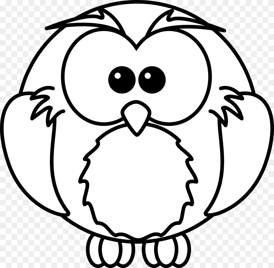 Owl Clip Art, Stencil, Nature, Outdoors, Snow Free Transparent Png