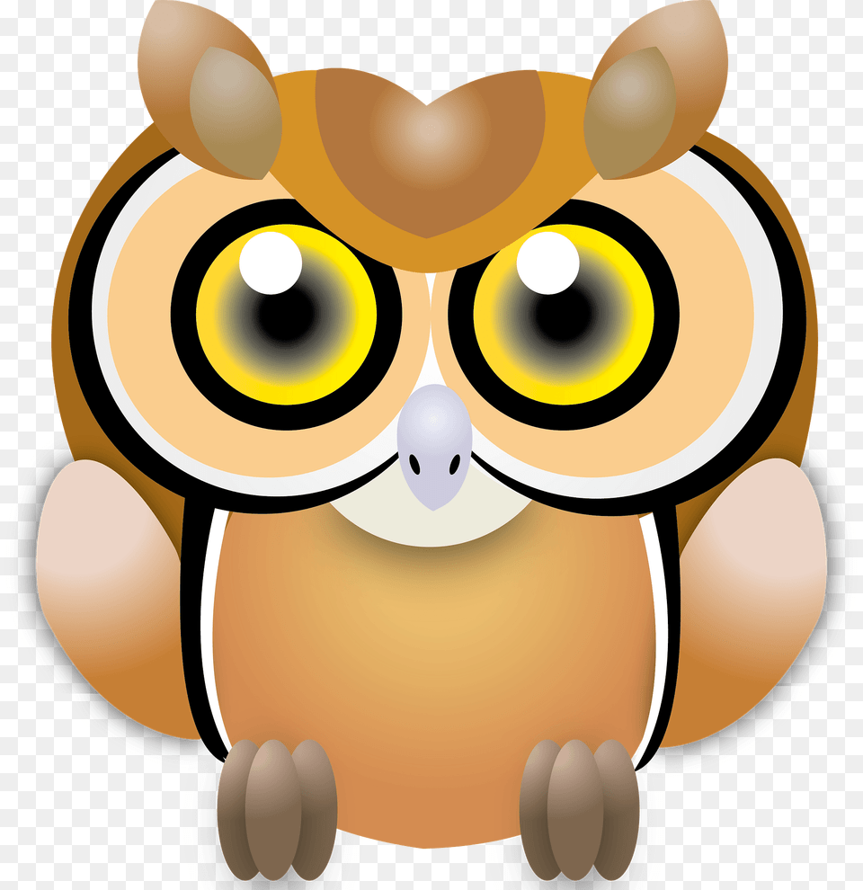 Owl Clipart, Plush, Toy, Disk, Animal Free Png Download