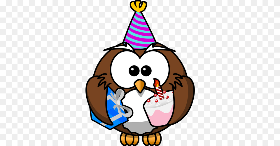 Owl Clipart, Hat, Clothing, Birthday Cake, Food Free Transparent Png