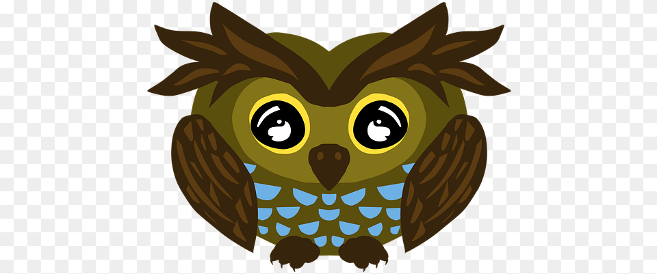 Owl Clipart Bird Illustration, Animal, Fish, Sea Life, Shark Png Image