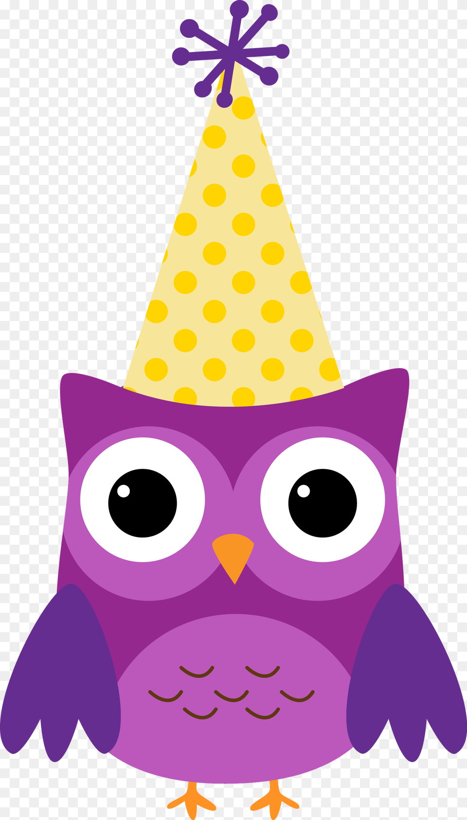 Owl Clipart Cupcake, Clothing, Hat, Party Hat, Nature Free Png Download