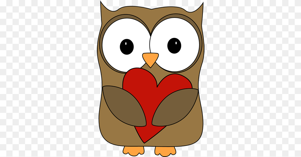 Owl Clipart Cute Images 7 Clipartbarn Owl With Heart Clipart, Bag, Symbol Png Image