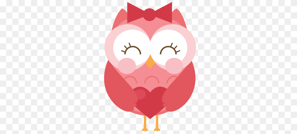 Owl Clipart Happy Valentines Day, Cream, Dessert, Food, Ice Cream Free Png Download