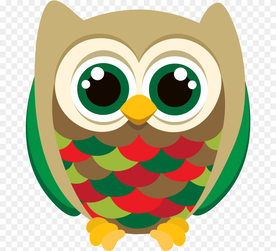 Owl Clipart Owl Christmas Day Santa Claus My Christmas Owl, Animal, Bird Free Png