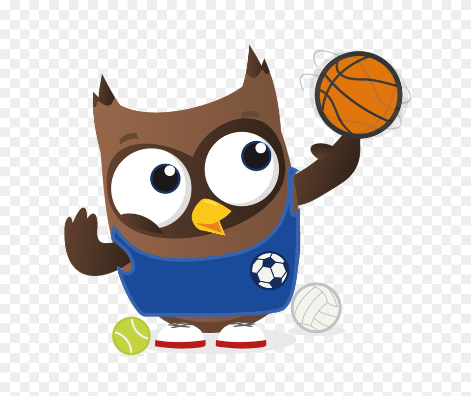 Owl Clipart Sport, Tennis Ball, Ball, Tennis, Basketball Free Transparent Png