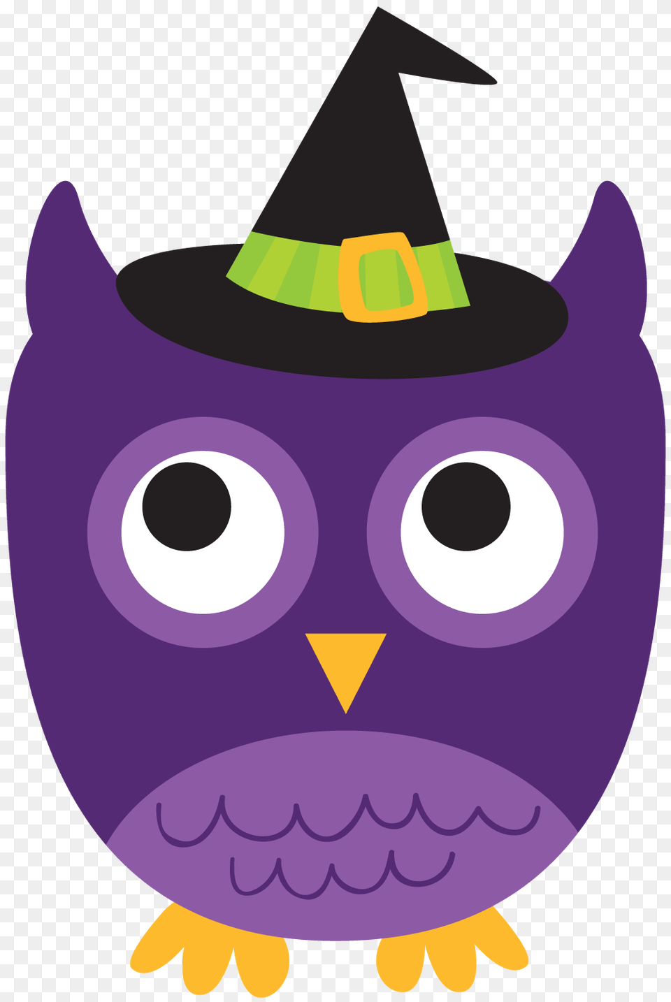 Owl Clipart Witch, Clothing, Hat, Purple, Animal Free Png Download