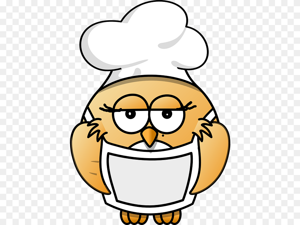 Owl Cooking Cliparts, Person, Baby, Ice Cream, Food Png Image