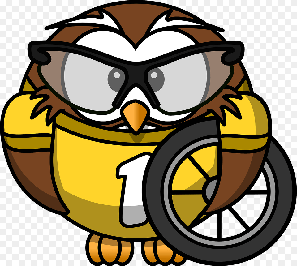 Owl Cyclist Clipart, Dynamite, Weapon, Chair, Furniture Png