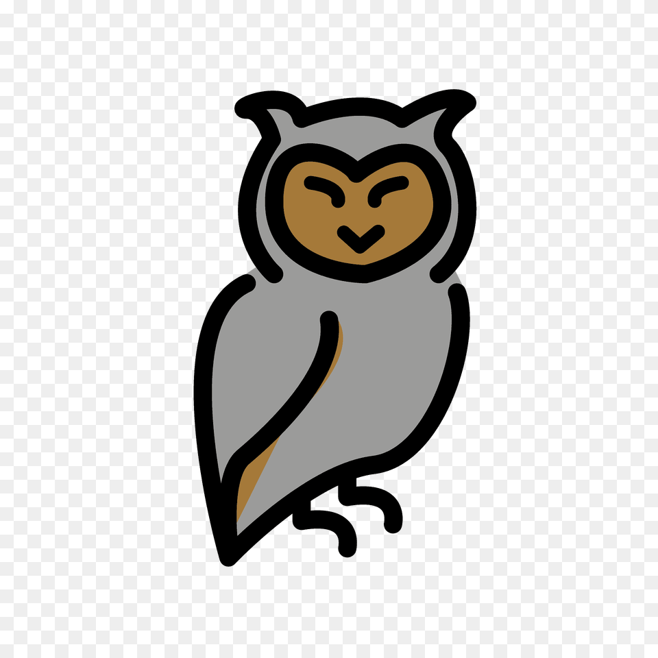 Owl Emoji Clipart, Animal, Bird Png Image