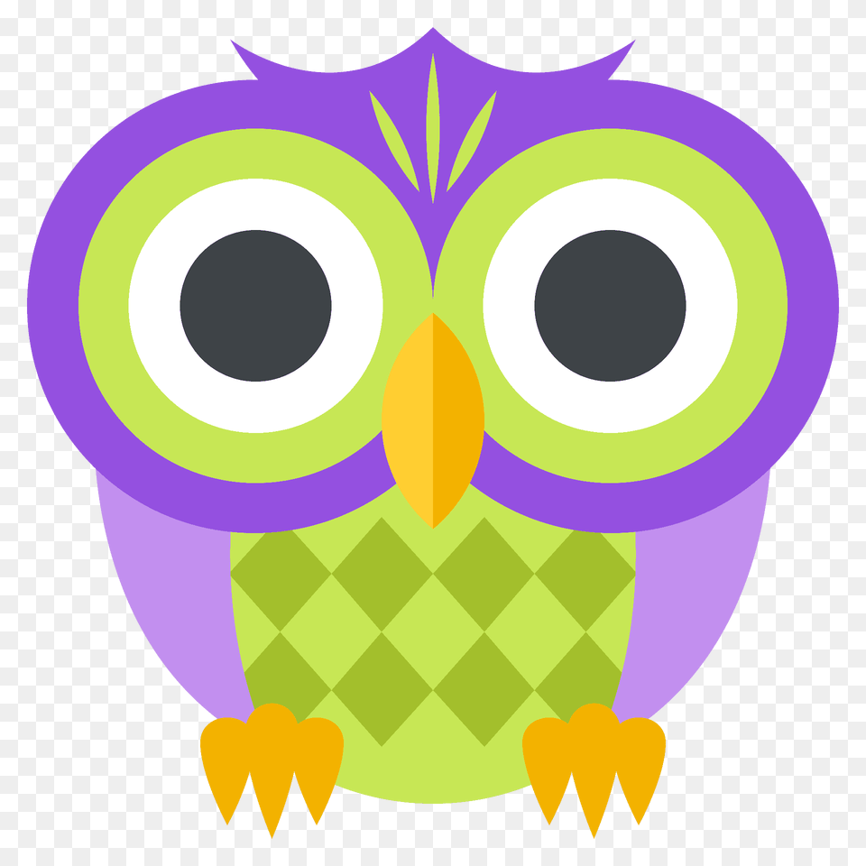 Owl Emoji Clipart, Art, Graphics, Purple, Pattern Free Transparent Png