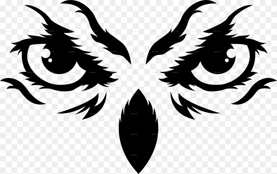 Owl Eyes Logo, Pattern, Text Free Png