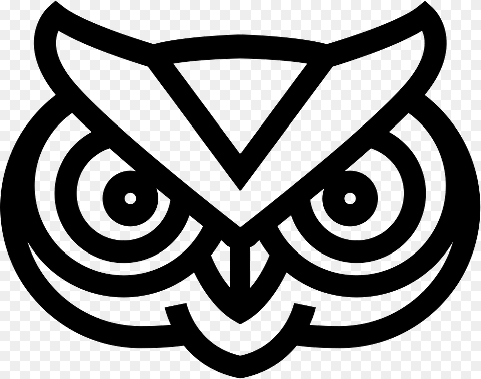 Owl Frontal Face Outline Comments Shs Owl Manufacturing, Device, Grass, Lawn, Lawn Mower Free Png