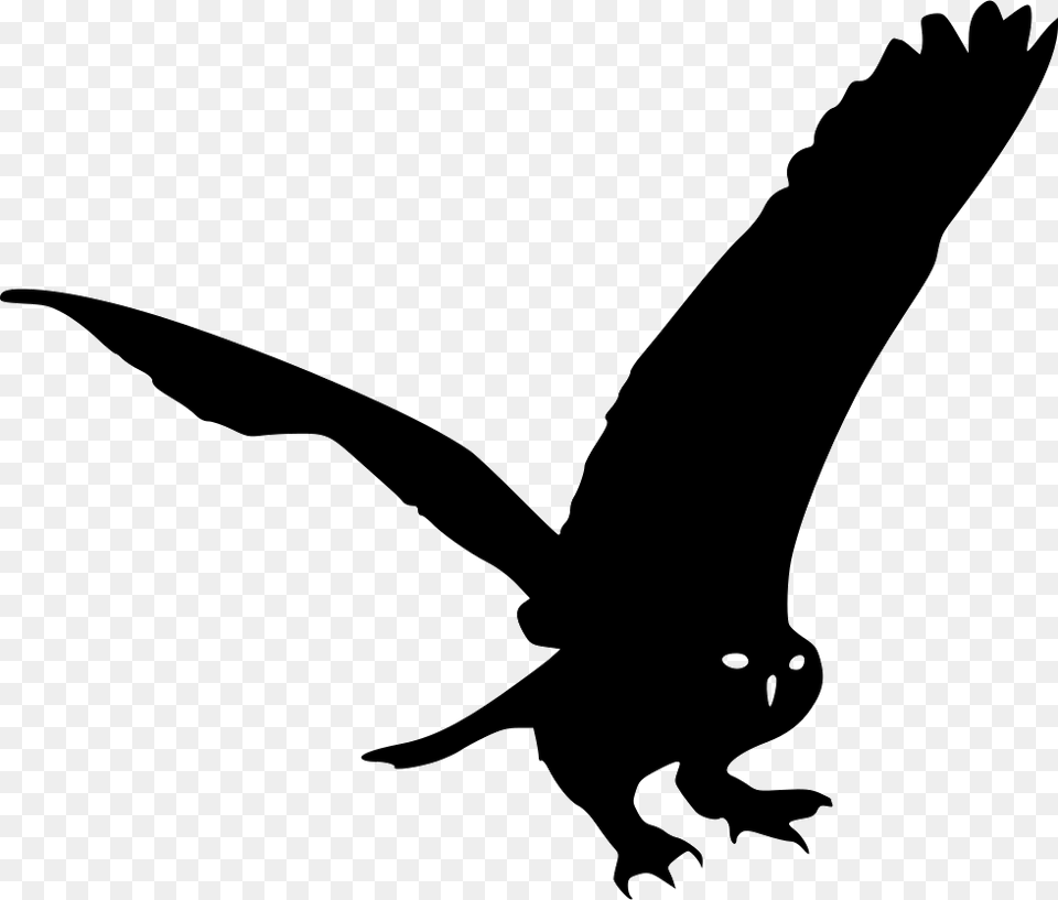 Owl Golden Eagle, Animal, Bird, Flying, Silhouette Free Png