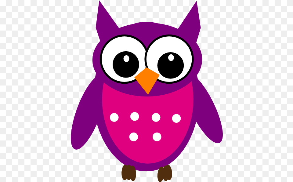 Owl Halloween Clipart 2 Owl Cute Cartoon Clipart, Purple, Animal, Bear, Mammal Free Png Download