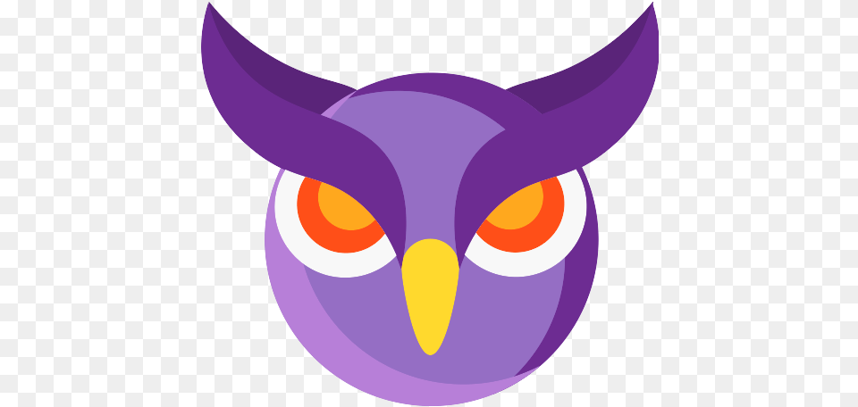 Owl Icon Clip Art, Purple, Animal, Fish, Sea Life Free Png Download