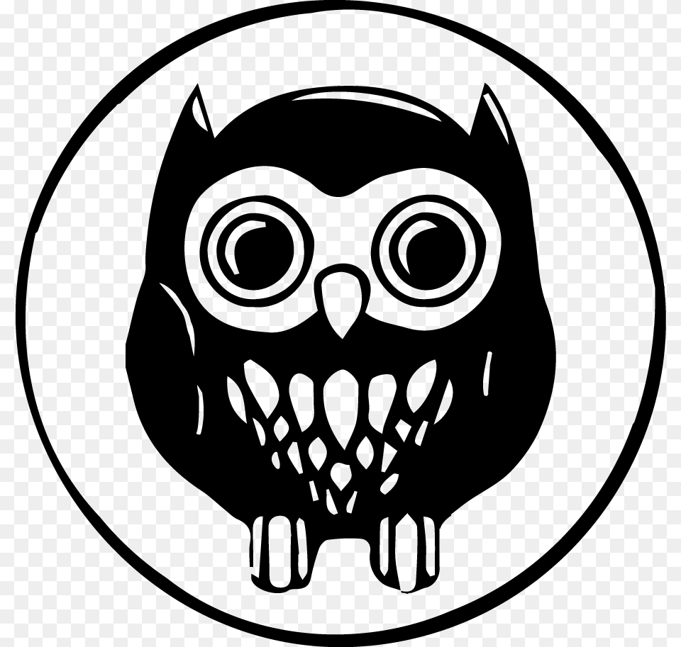 Owl Images Download Curtain Rod Transparent, Stencil, Emblem, Symbol, Ammunition Png Image