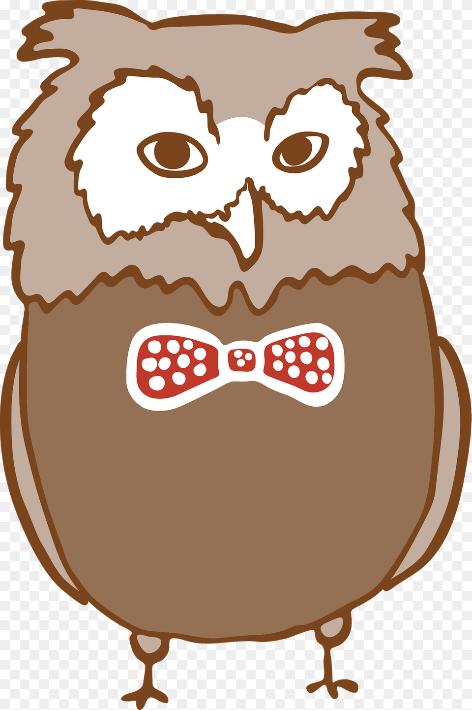 Owl In A Bow Tie With Eyes Open Clipart, Accessories, Formal Wear, Baby, Person Png