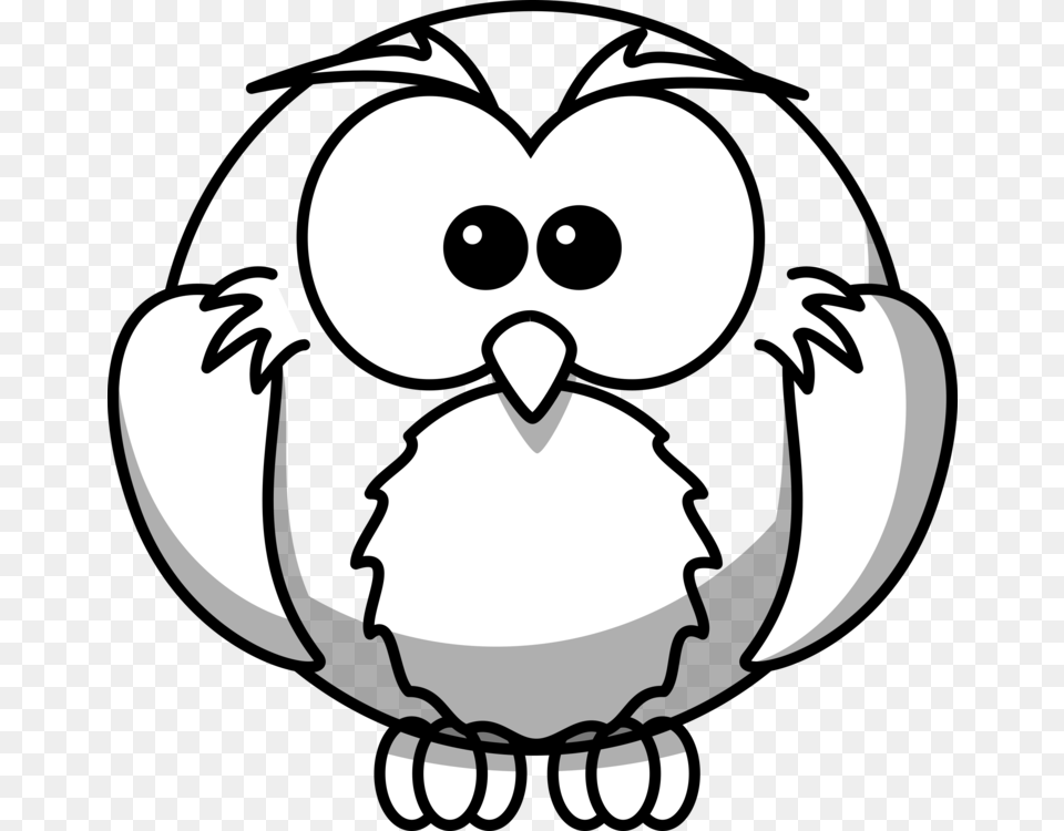 Owl Line Art Drawing Cartoon Graphic Arts, Stencil, Baby, Person Free Transparent Png