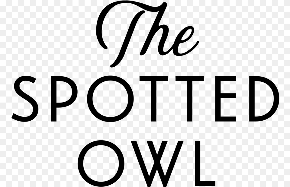 Owl Logotype, Gray Png Image