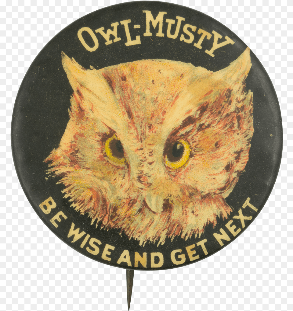 Owl Musty Be Wise And Get Next Beer Button Museum Rossmoor Community Services District, Badge, Logo, Symbol, Animal Png